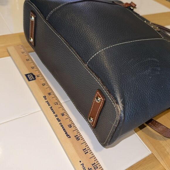 Vintage Dooney and Bourke Pebbled Lexington Leather Tote Bag - Picture 8 of 16